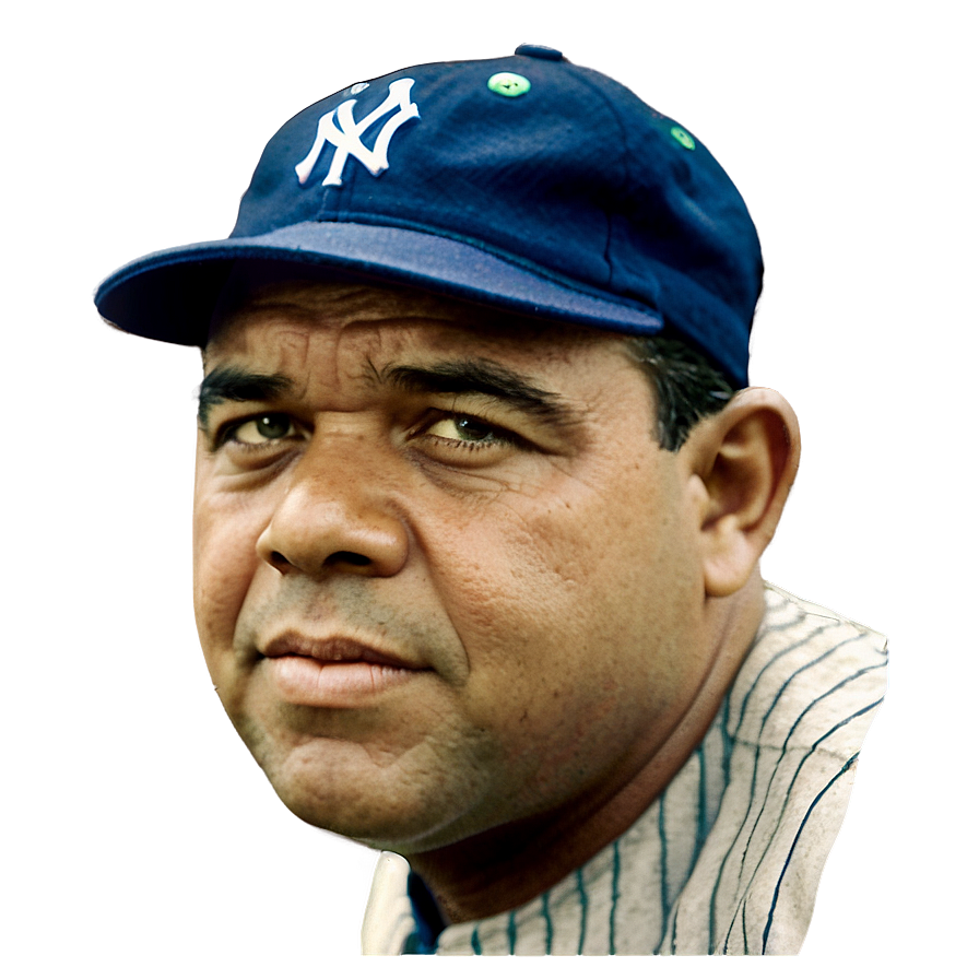 Vintage Babe Ruth Portrait Png Hoo40 PNG