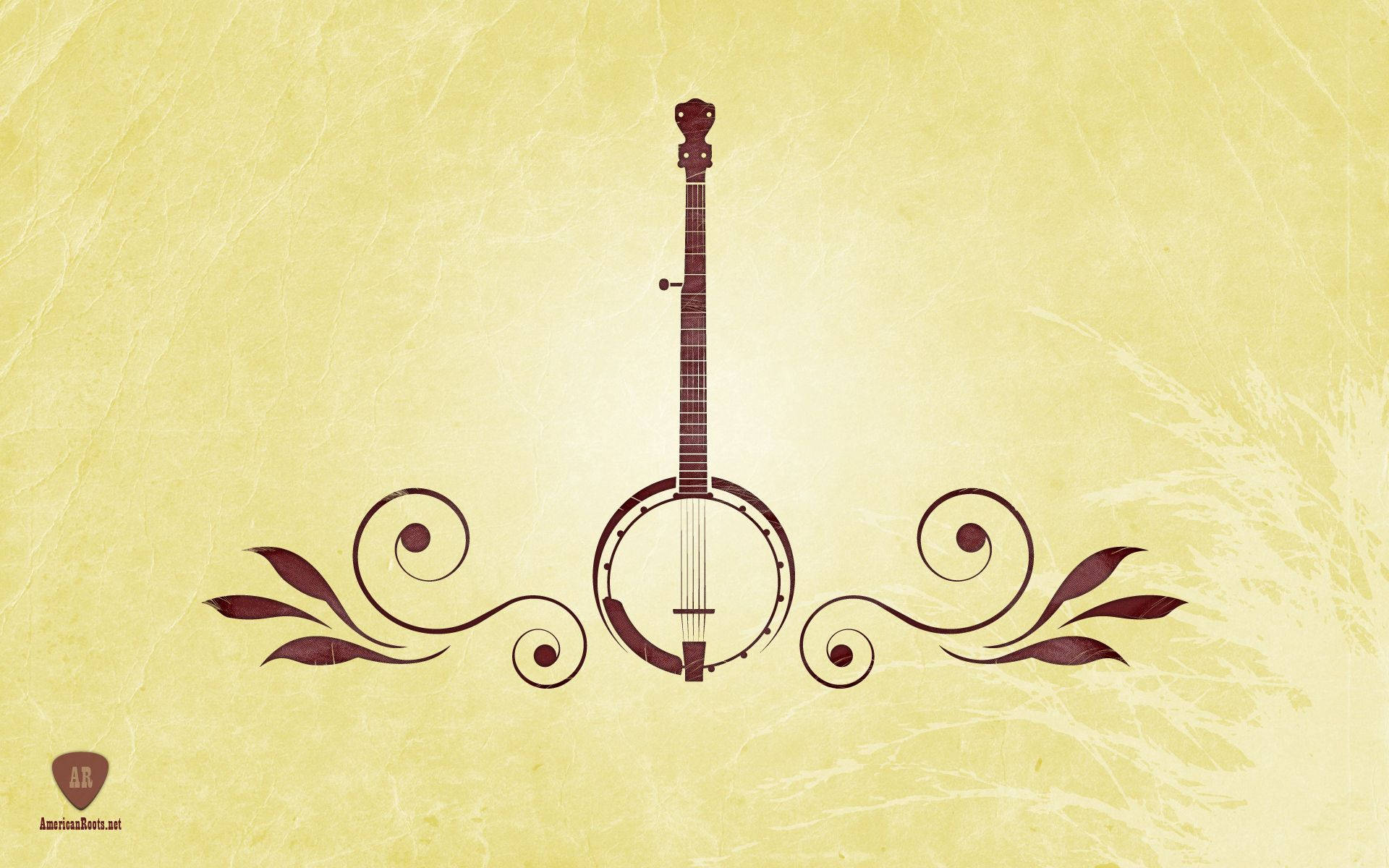 Vintage Banjo Artwork SVG