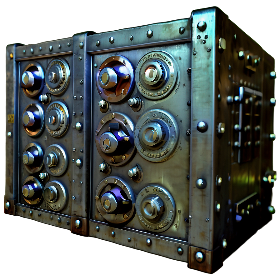 Vintage Bank Vault Png 64 PNG