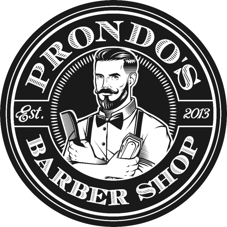 Vintage Barbershop Logo Design PNG