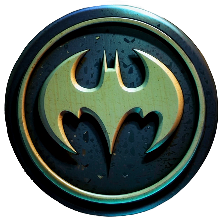 Vintage Batman Logo Art Png Ugs PNG