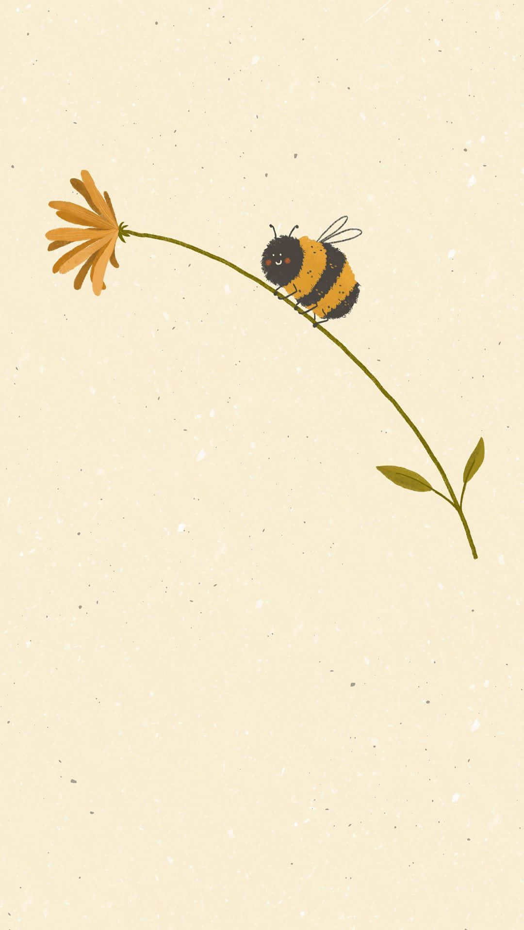 Bee Vintage: A Timeless Charm Wallpaper