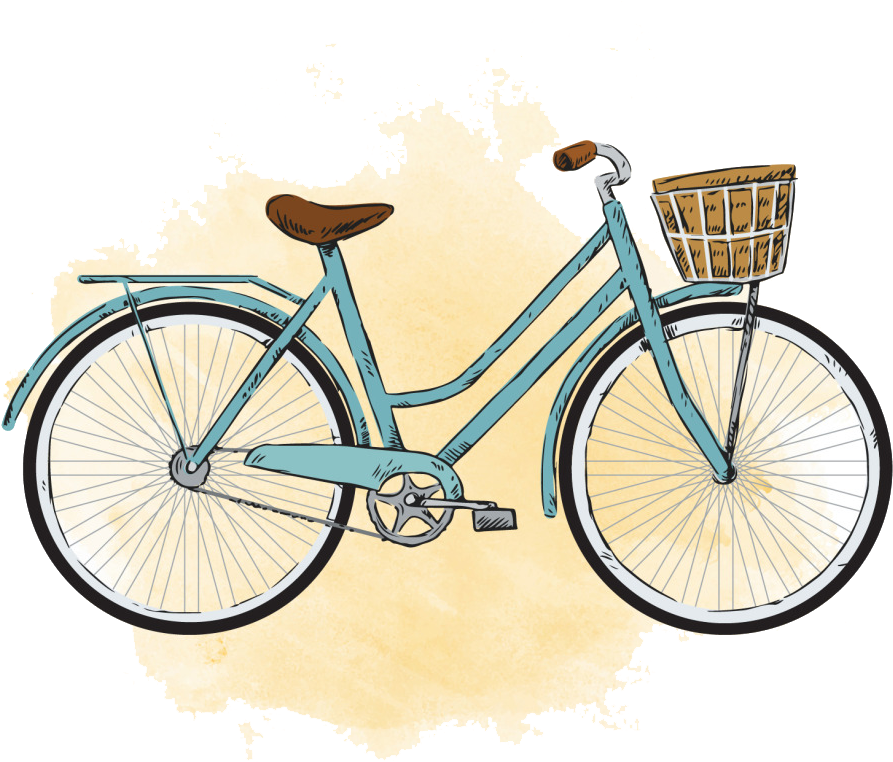 Download Vintage Bicycle Illustration | Wallpapers.com