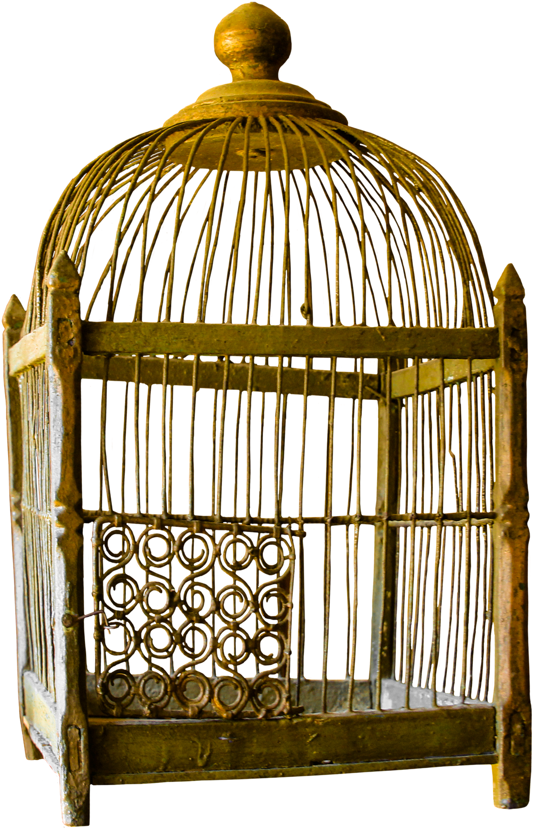 Vintage Birdcage Isolated PNG