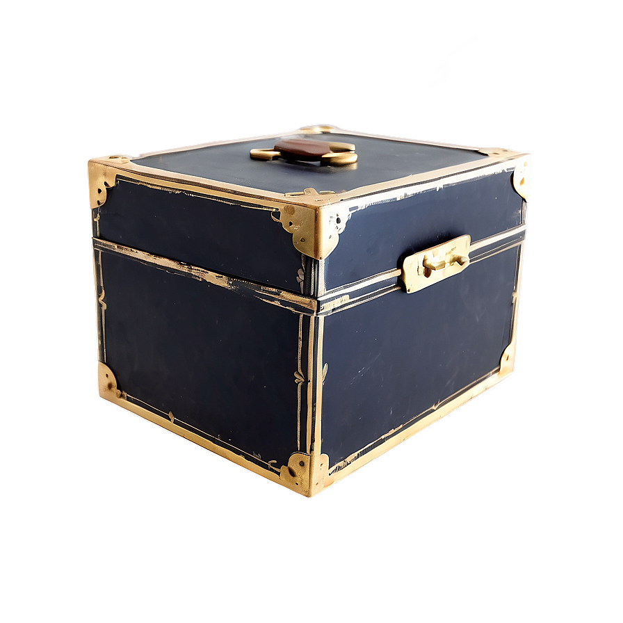 Vintage Black Box Png Kkc PNG