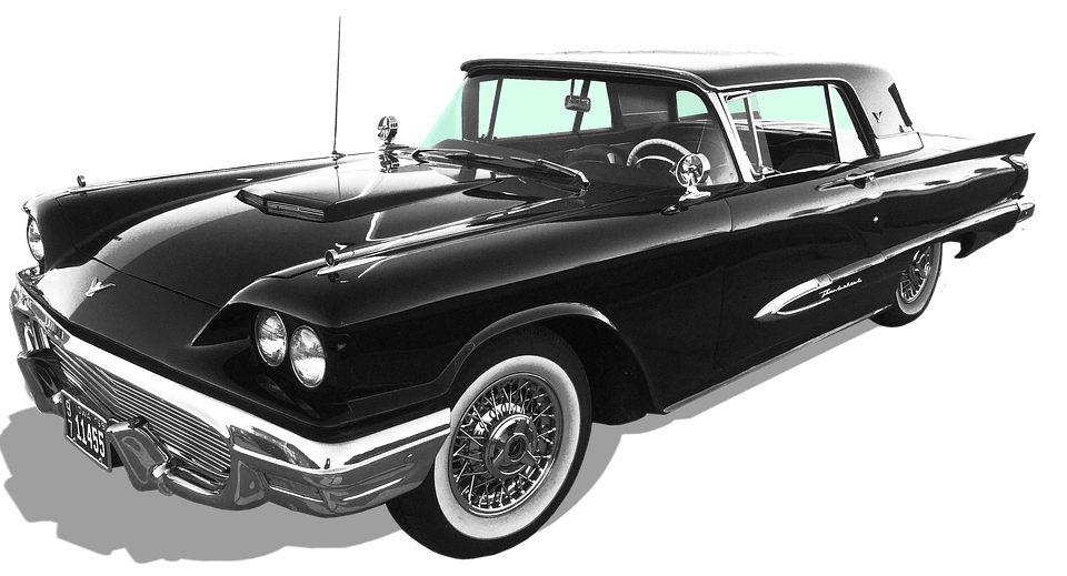 Download Vintage Black Cadillac Classic Car | Wallpapers.com