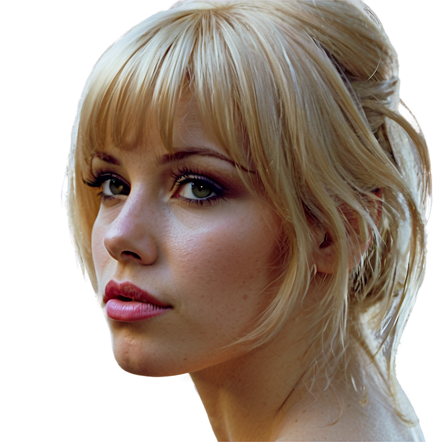 Download Vintage Blonde Hairstyle Png 53