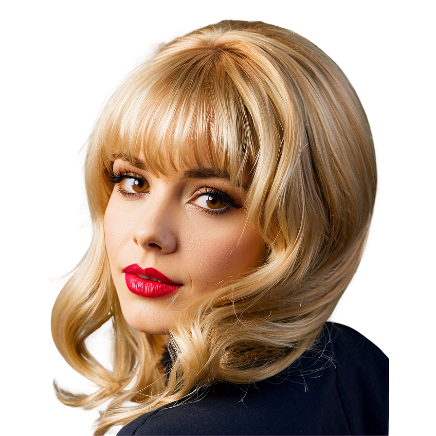 Download Vintage Blonde Hairstyle Png 77 | Wallpapers.com