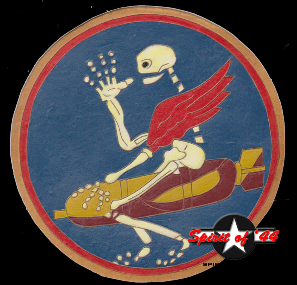 Vintage Bomb Squadron Emblem PNG