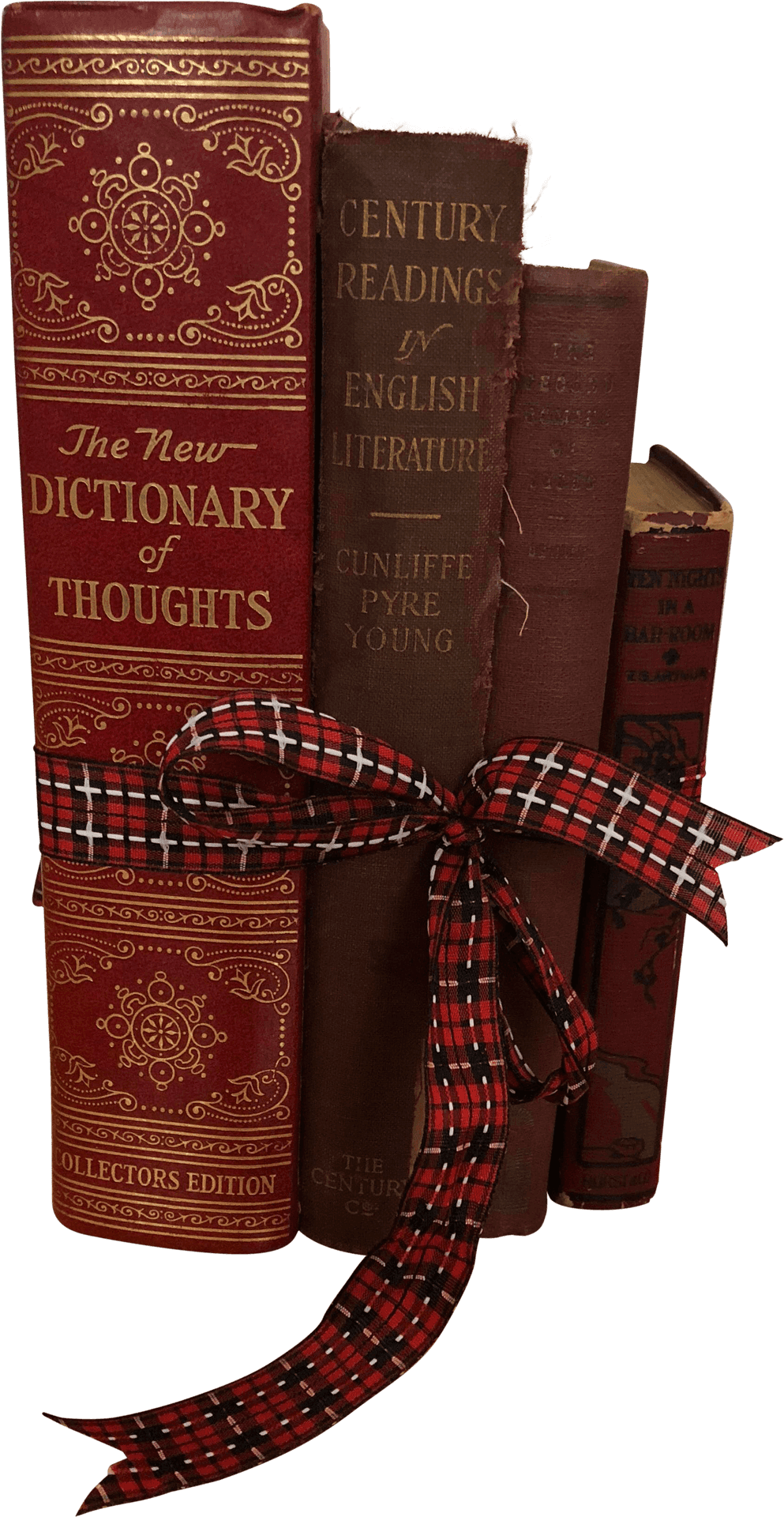 download-vintage-books-boundwith-checkered-ribbon-wallpapers