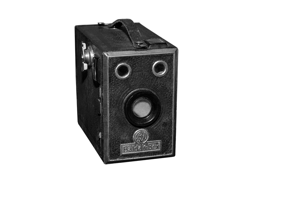 Vintage Box Camera Isolated PNG