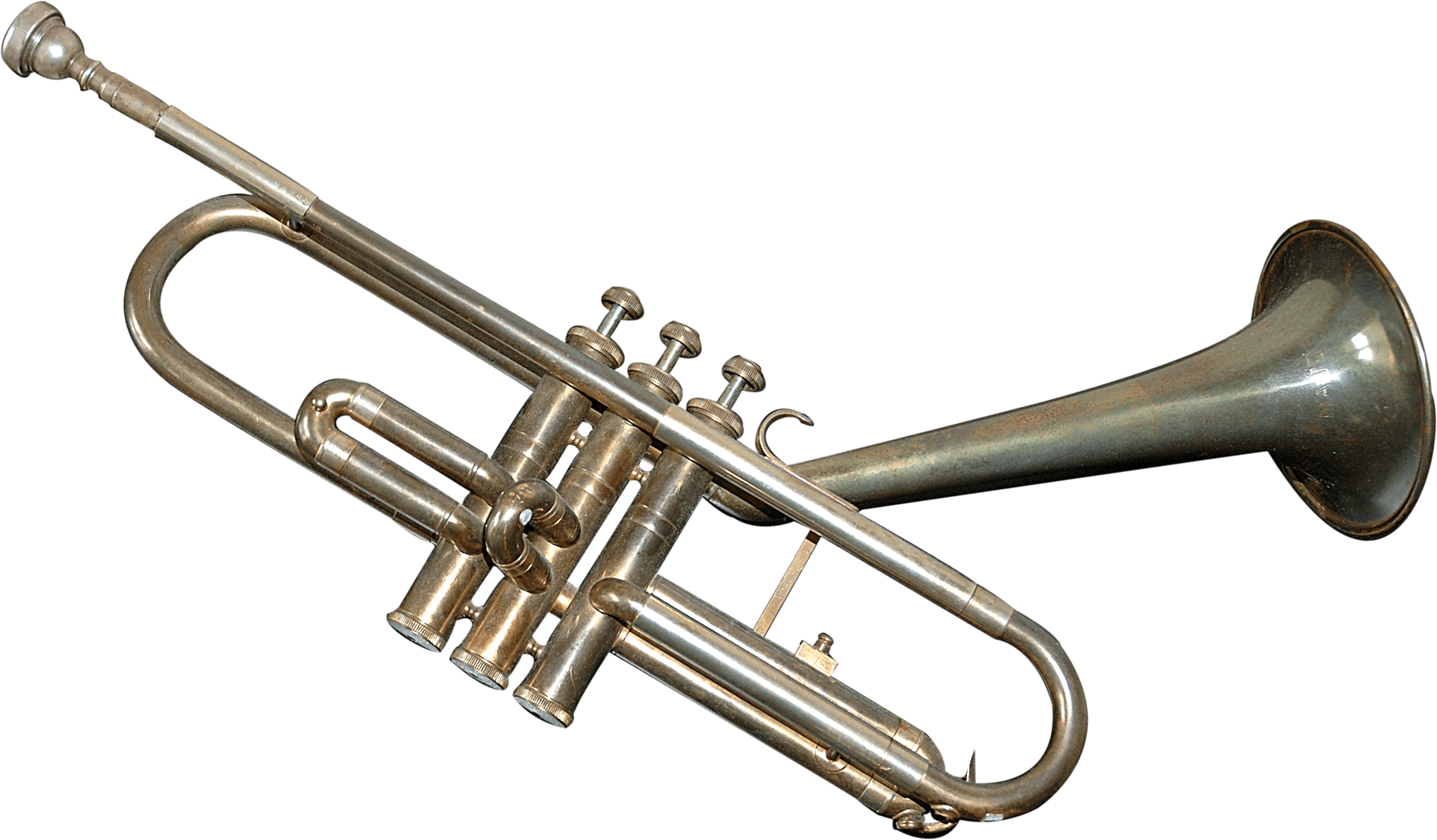 Vintage Brass Trumpet PNG