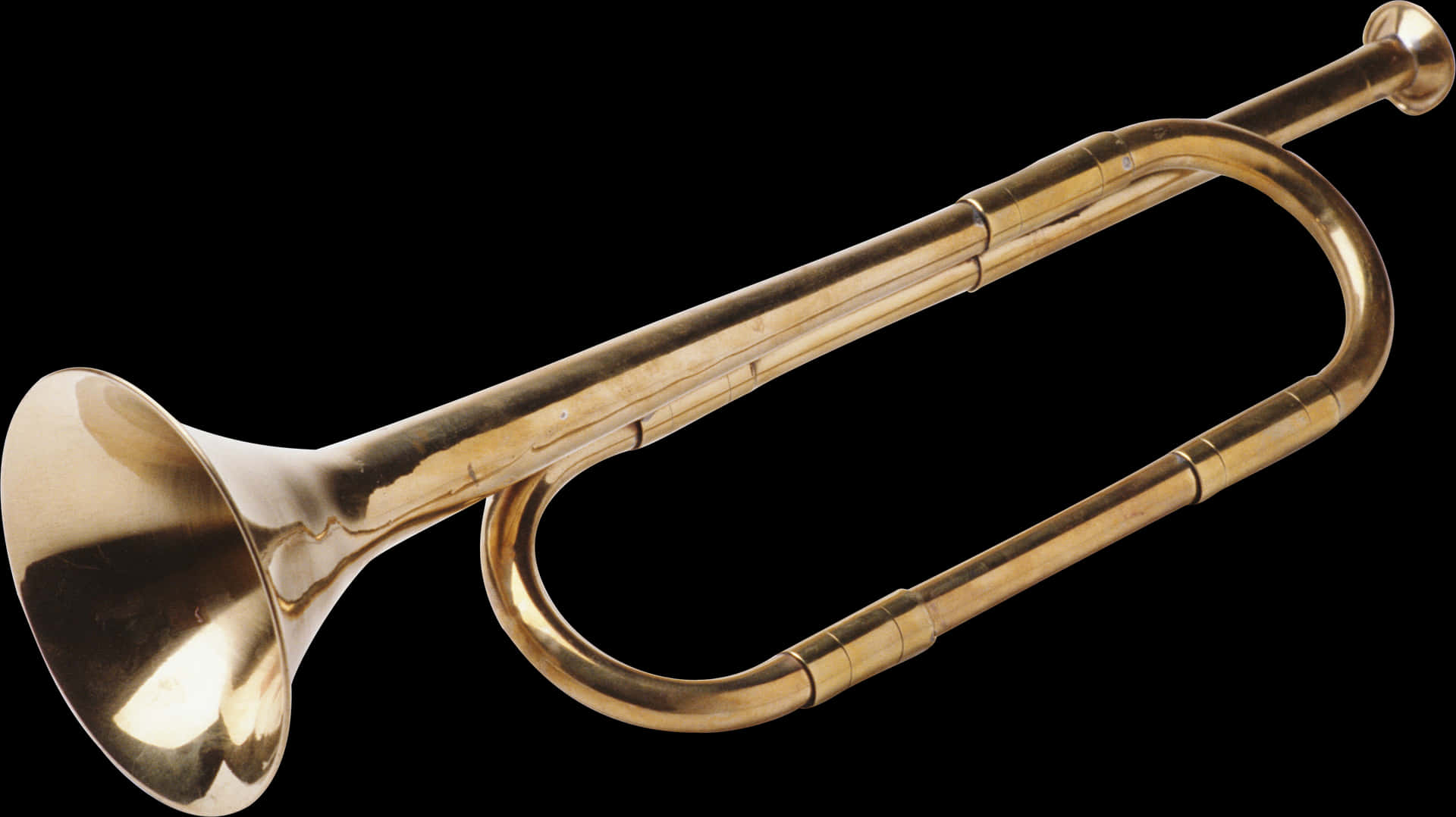 Vintage Brass Trumpet PNG