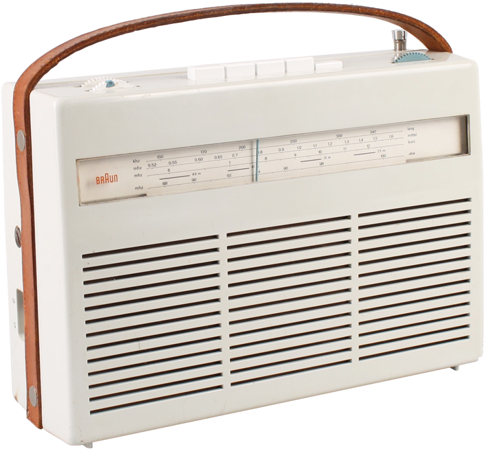 Vintage Braun Radio Design PNG