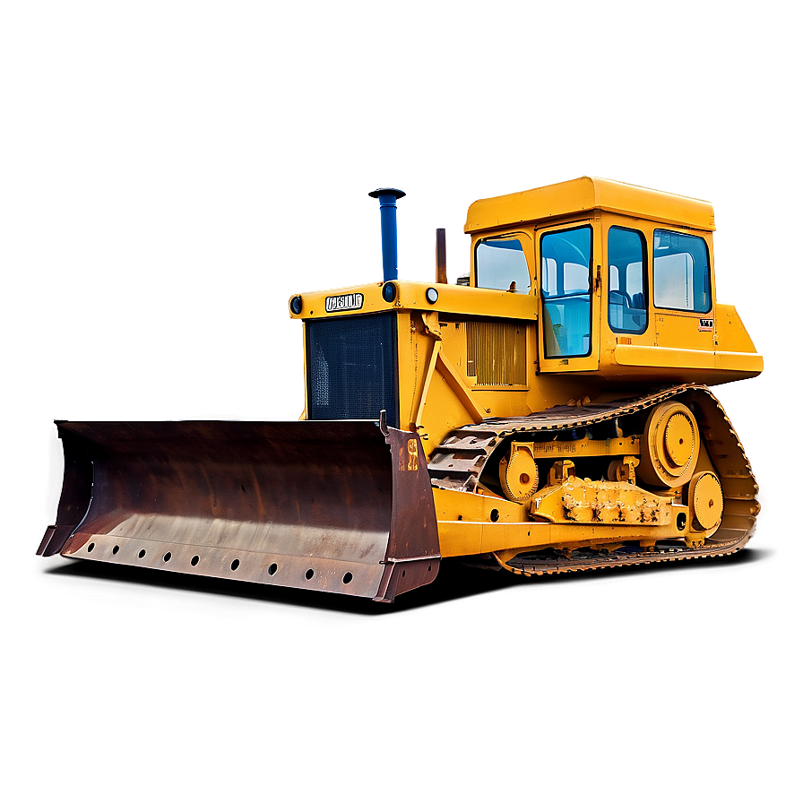 Vintage Bulldozer Art Png Xns PNG