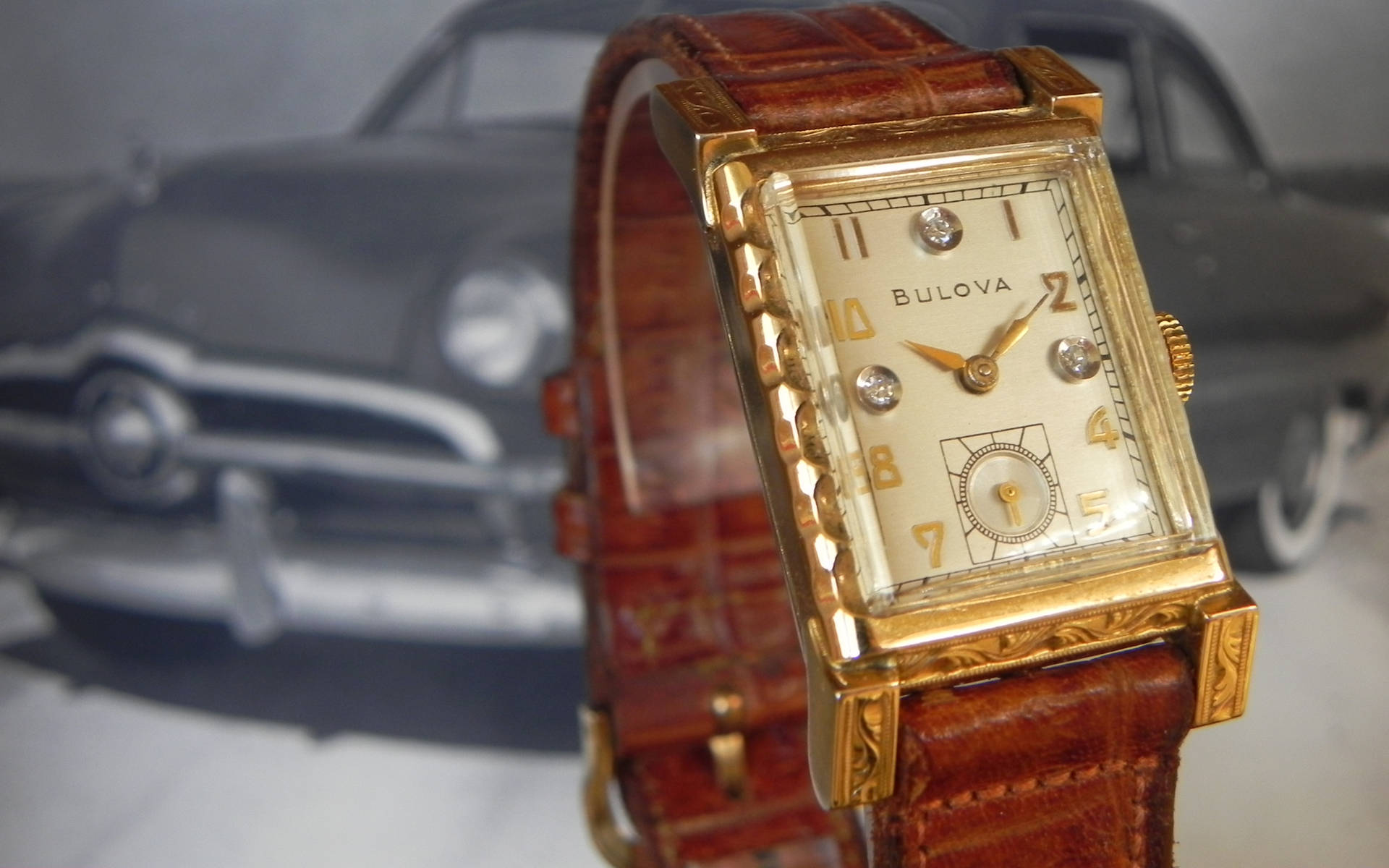 Vintage Bulova Diamond Watch