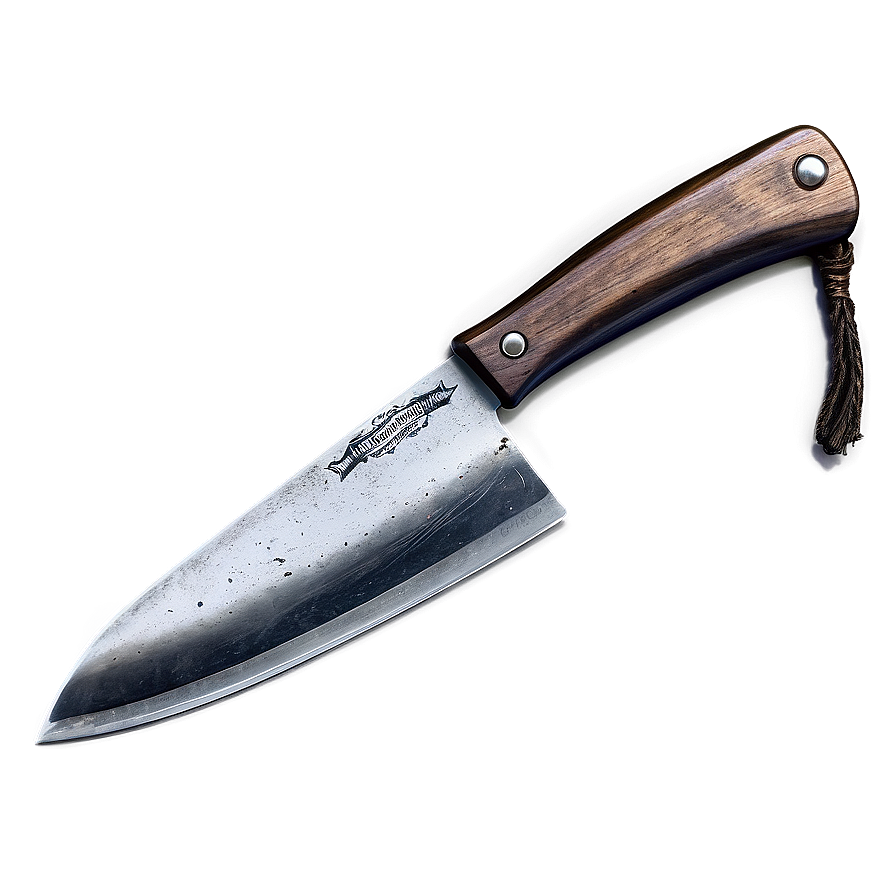 Vintage Butcher Knife Design Png 44 PNG