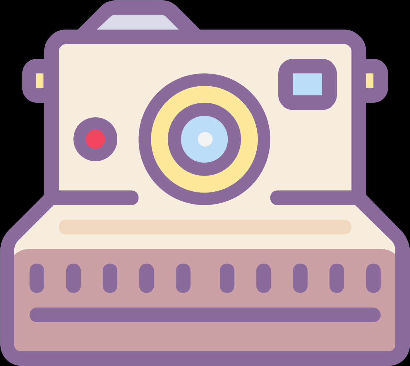 Vintage Camera Illustration PNG