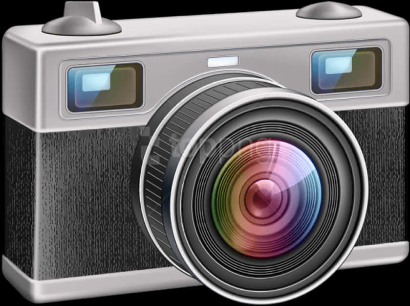 Vintage Camera Illustration PNG