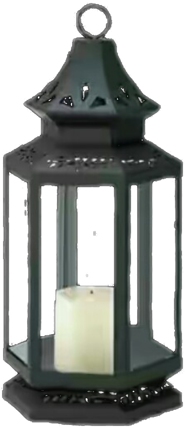 Vintage Candle Lantern PNG