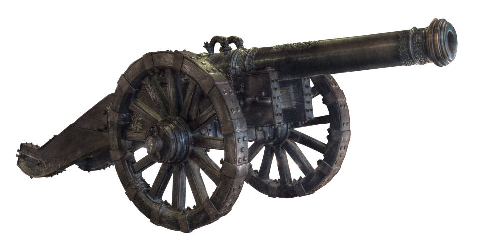 Vintage_ Cannon_ Isolated_ Background PNG