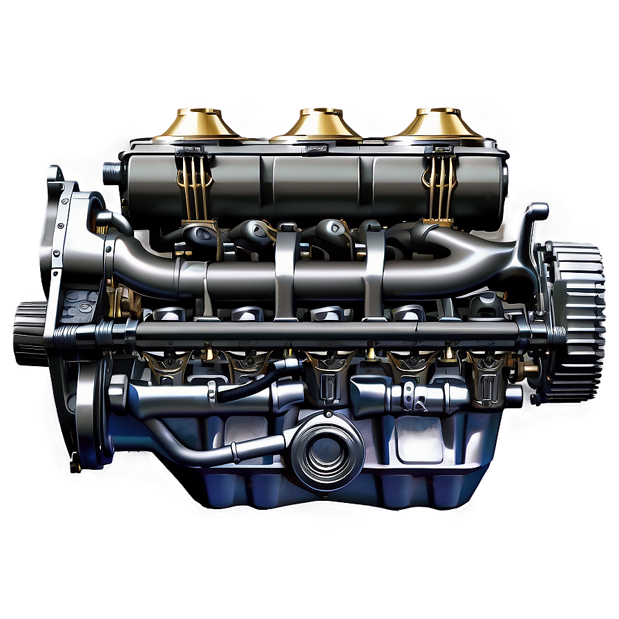 Vintage Car Engine Structure Png 59 PNG