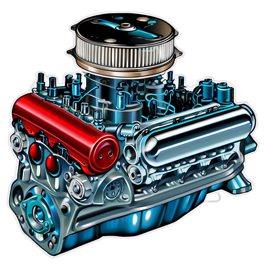 Vintage Car Engine Structure Png Jmd PNG