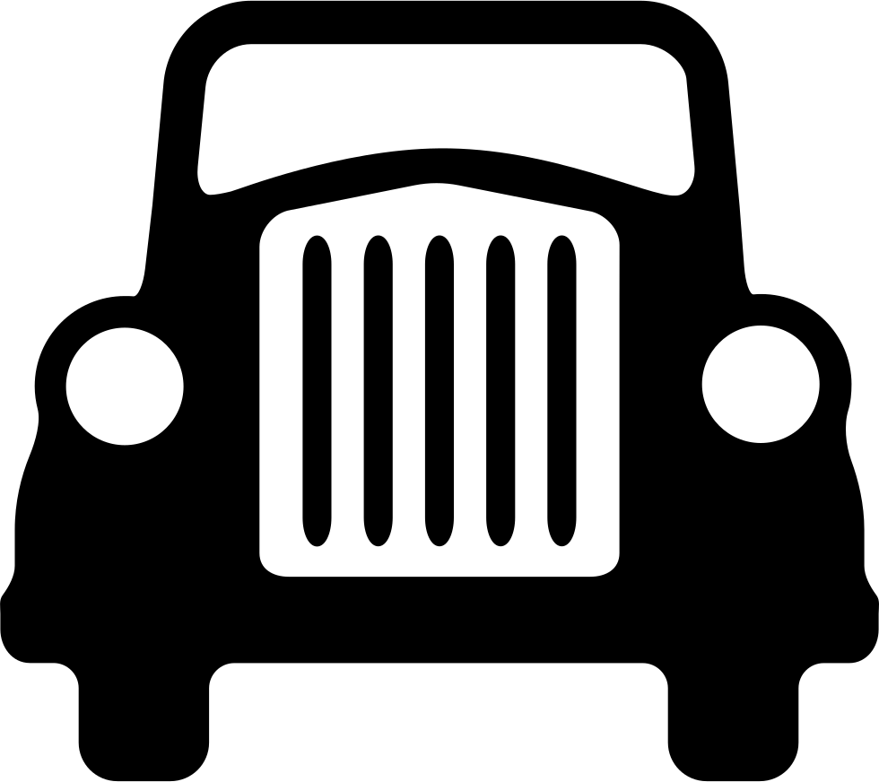 Vintage Car Front Icon PNG