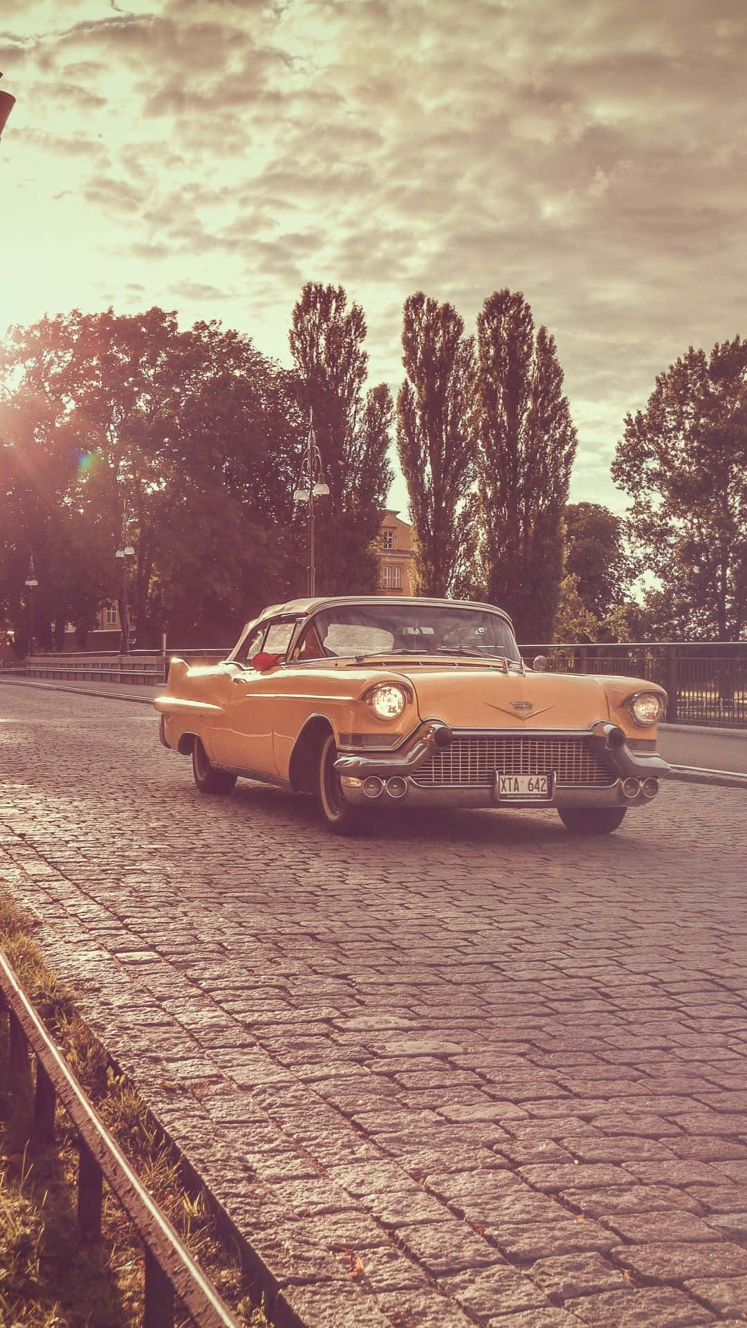 Orangechevrolet Vintage Bilbilder