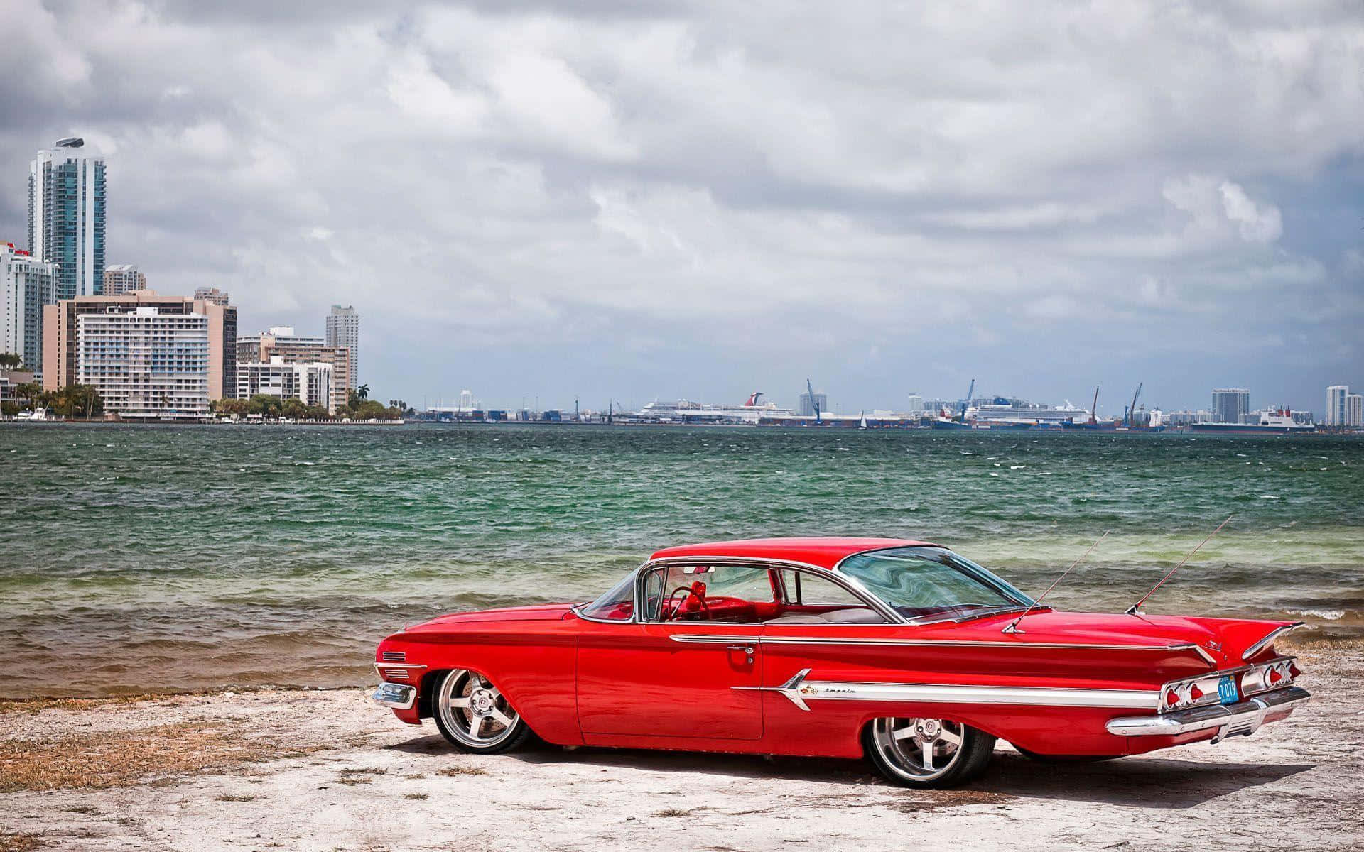 Chevrolet Impala 1967 Vintage Car On The Beach Pictures