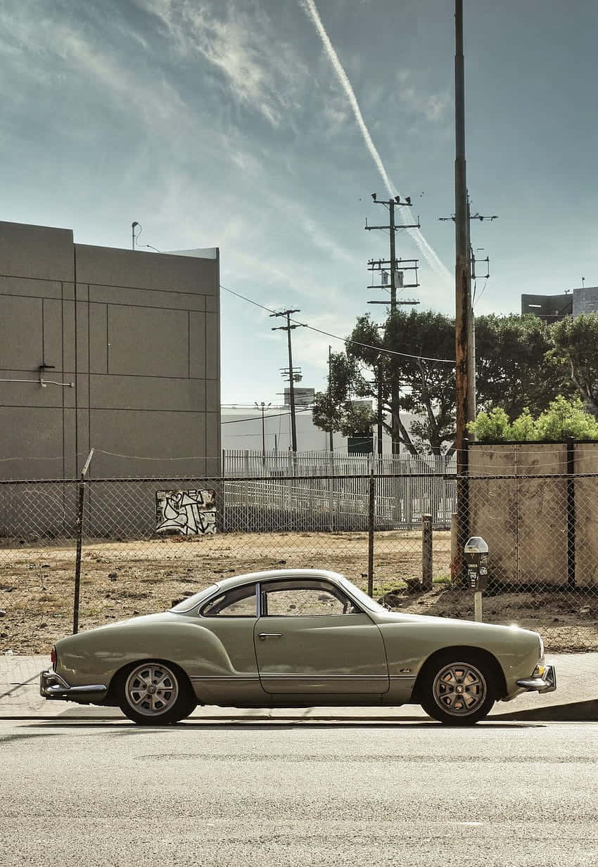Vintage Car Urban Backdrop.jpg Wallpaper