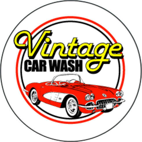 Vintage Car Wash Logo PNG