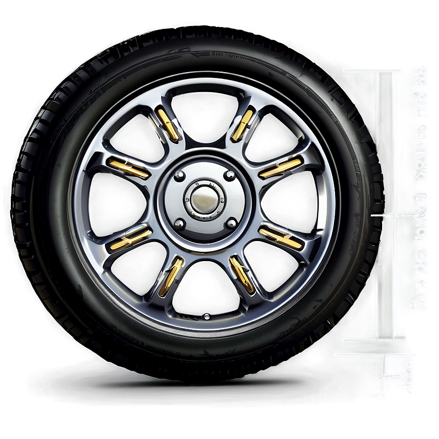 Vintage Car Wheel Png 06122024 PNG