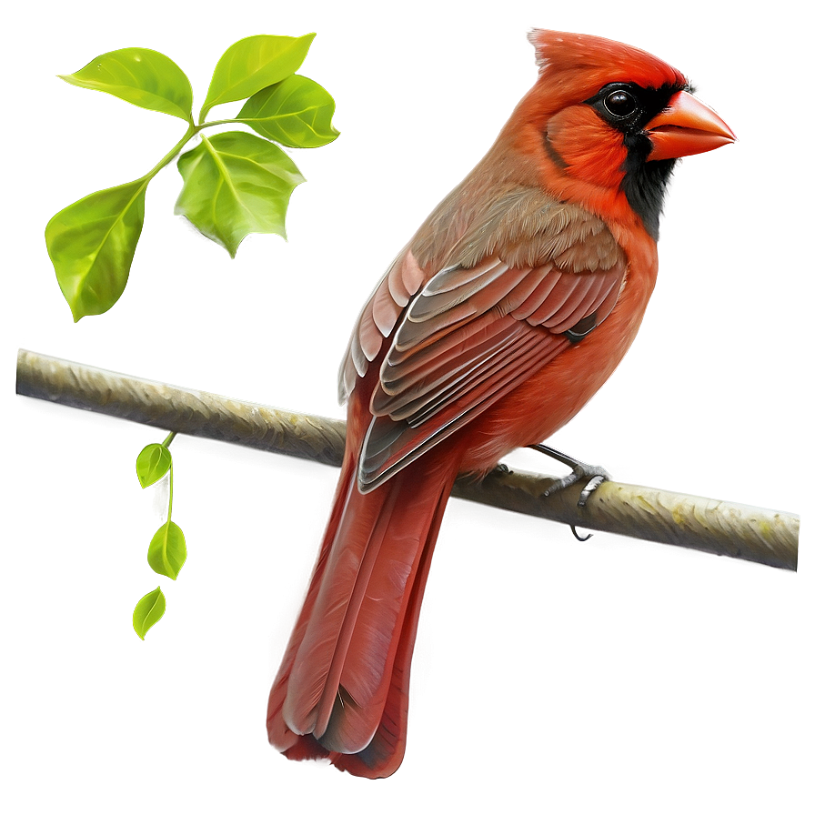 Vintage Cardinal Illustration Png 06252024 PNG