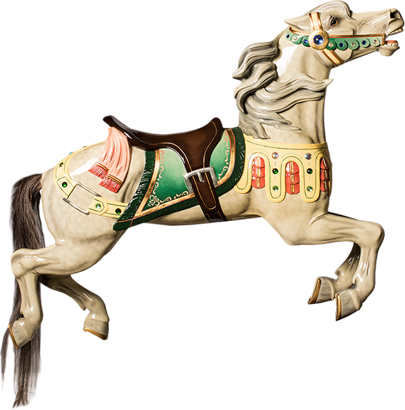 Vintage Carousel Horse PNG