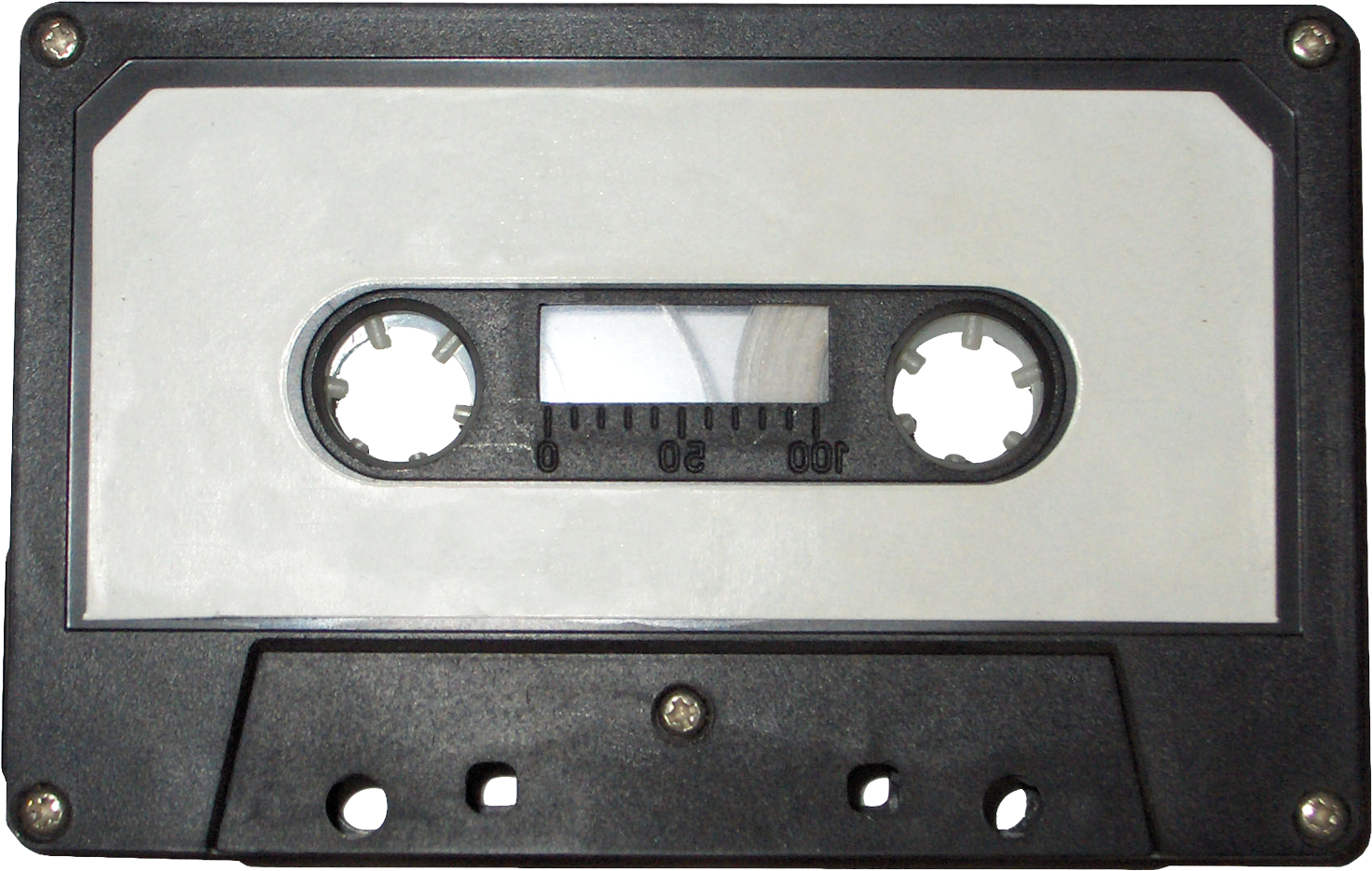 Vintage Cassette Tape Closeup.png PNG