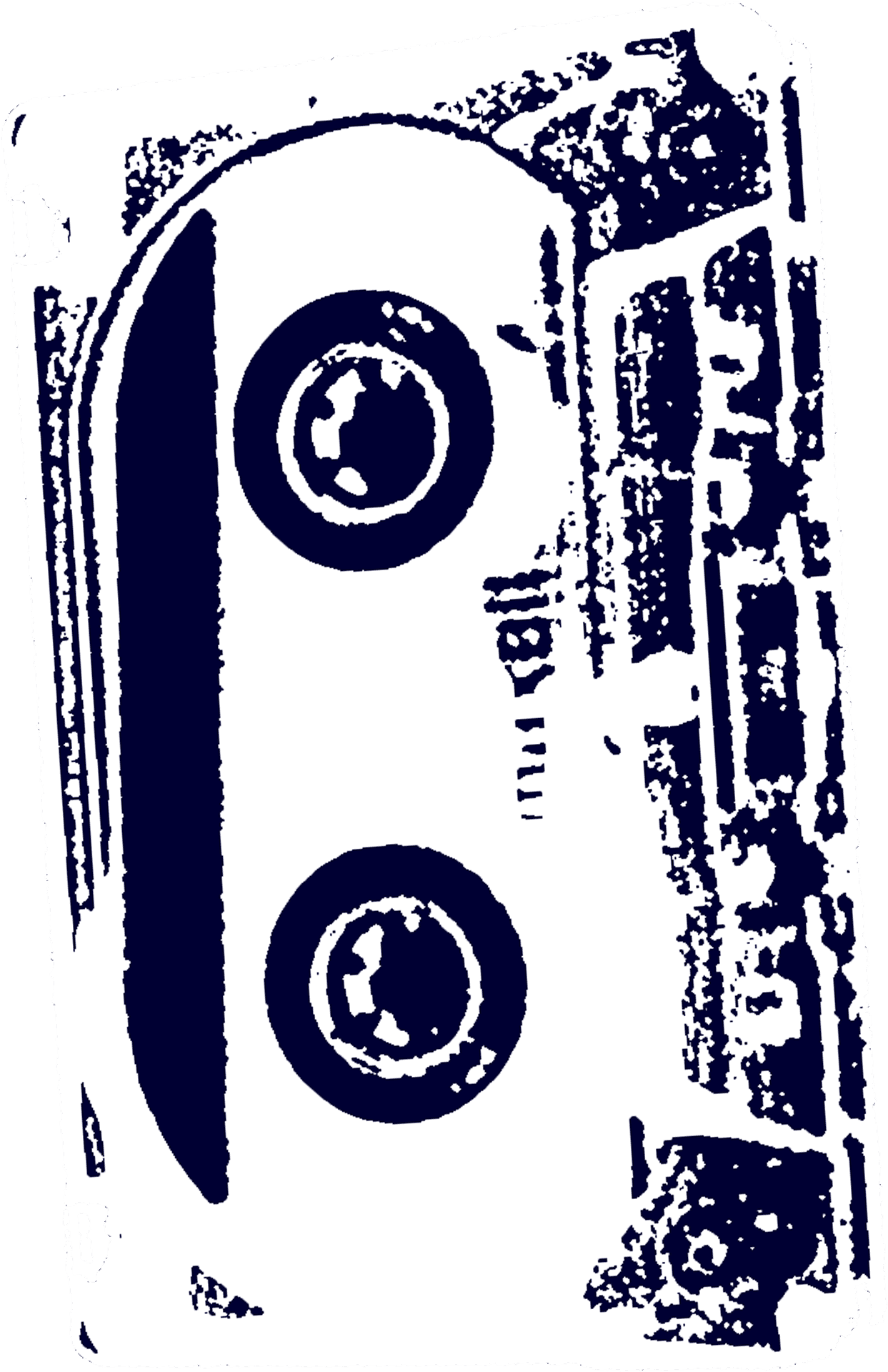 Vintage Cassette Tape Graphic PNG
