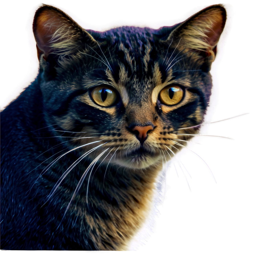 Vintage Cat Poster Png A PNG