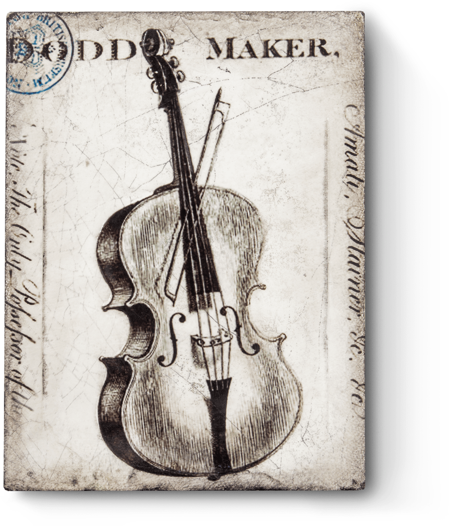Vintage Cello Illustration PNG