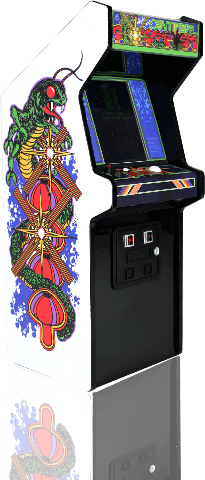 Vintage Centipede Arcade Machine PNG