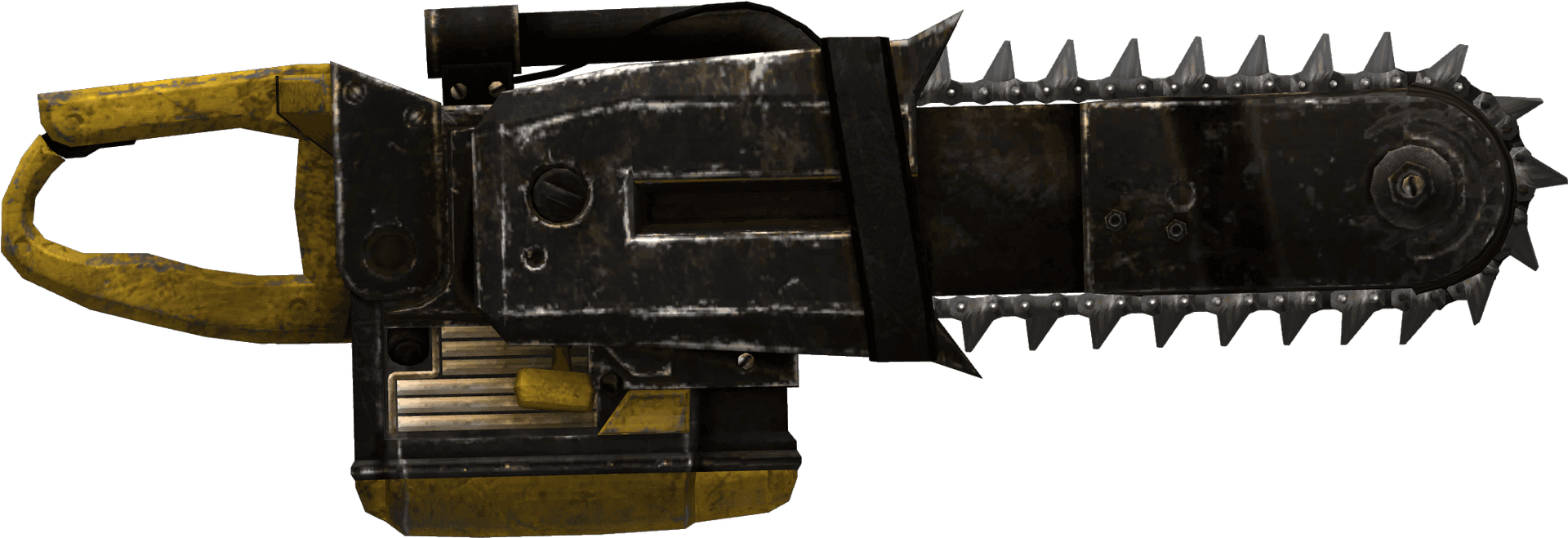 Vintage Chainsaw Isolated PNG