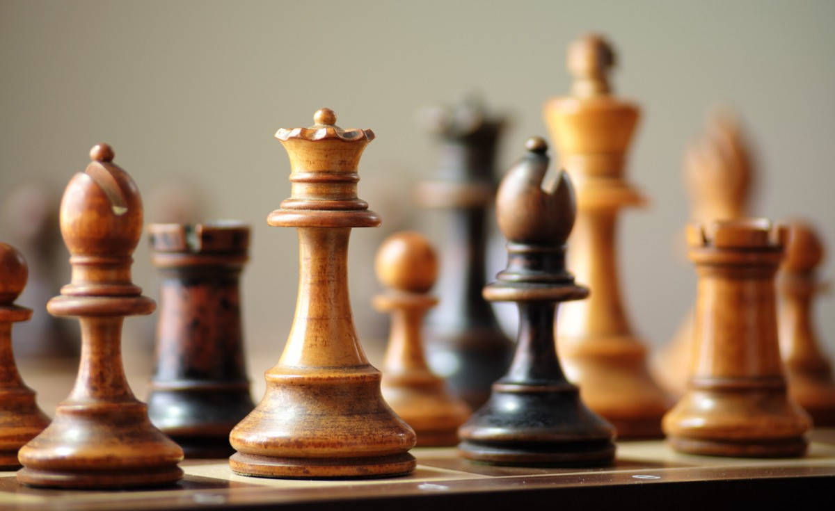 Vintage Chess Wooden Queen