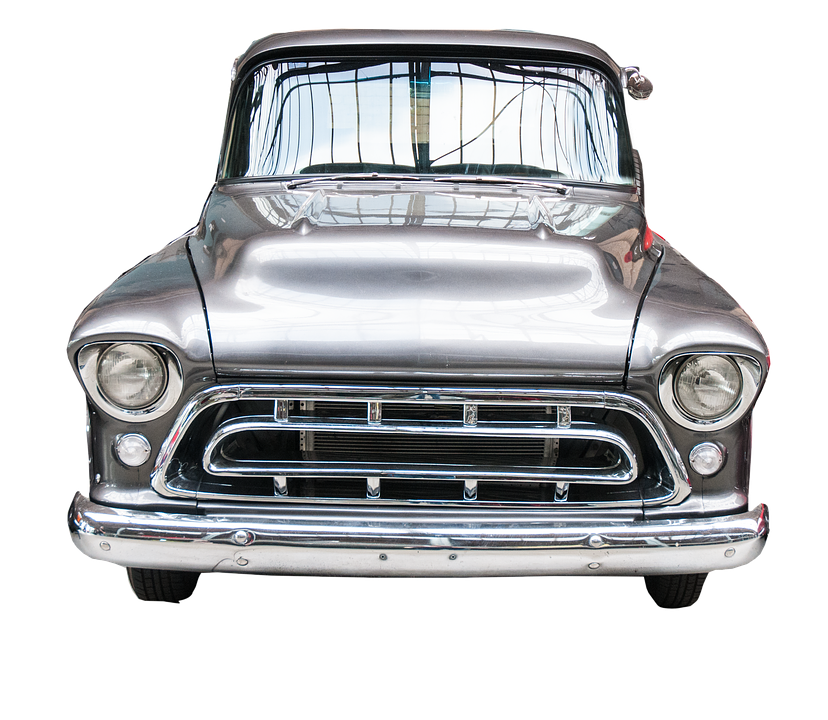 Vintage Chevy Front View.png PNG