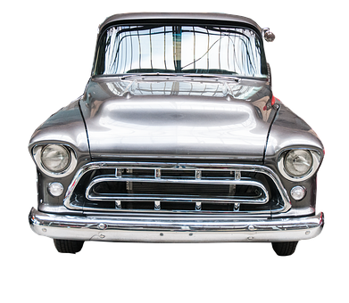 Vintage Chevy Front View PNG
