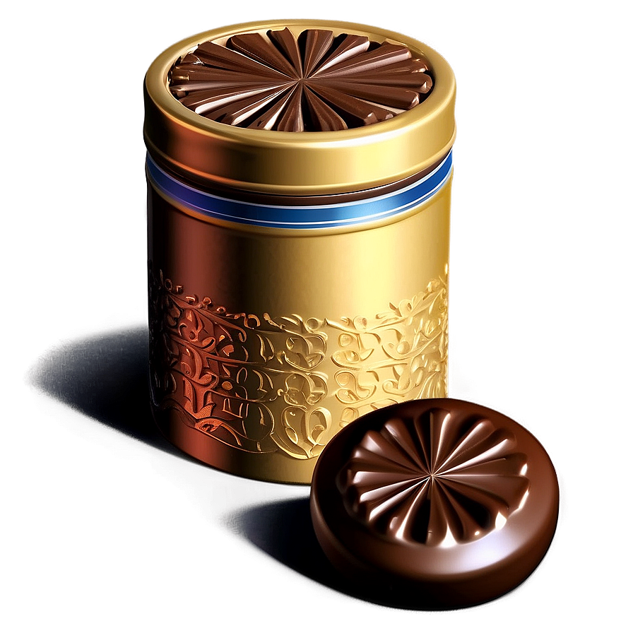Vintage Chocolate Box Design Png Ndf74 PNG