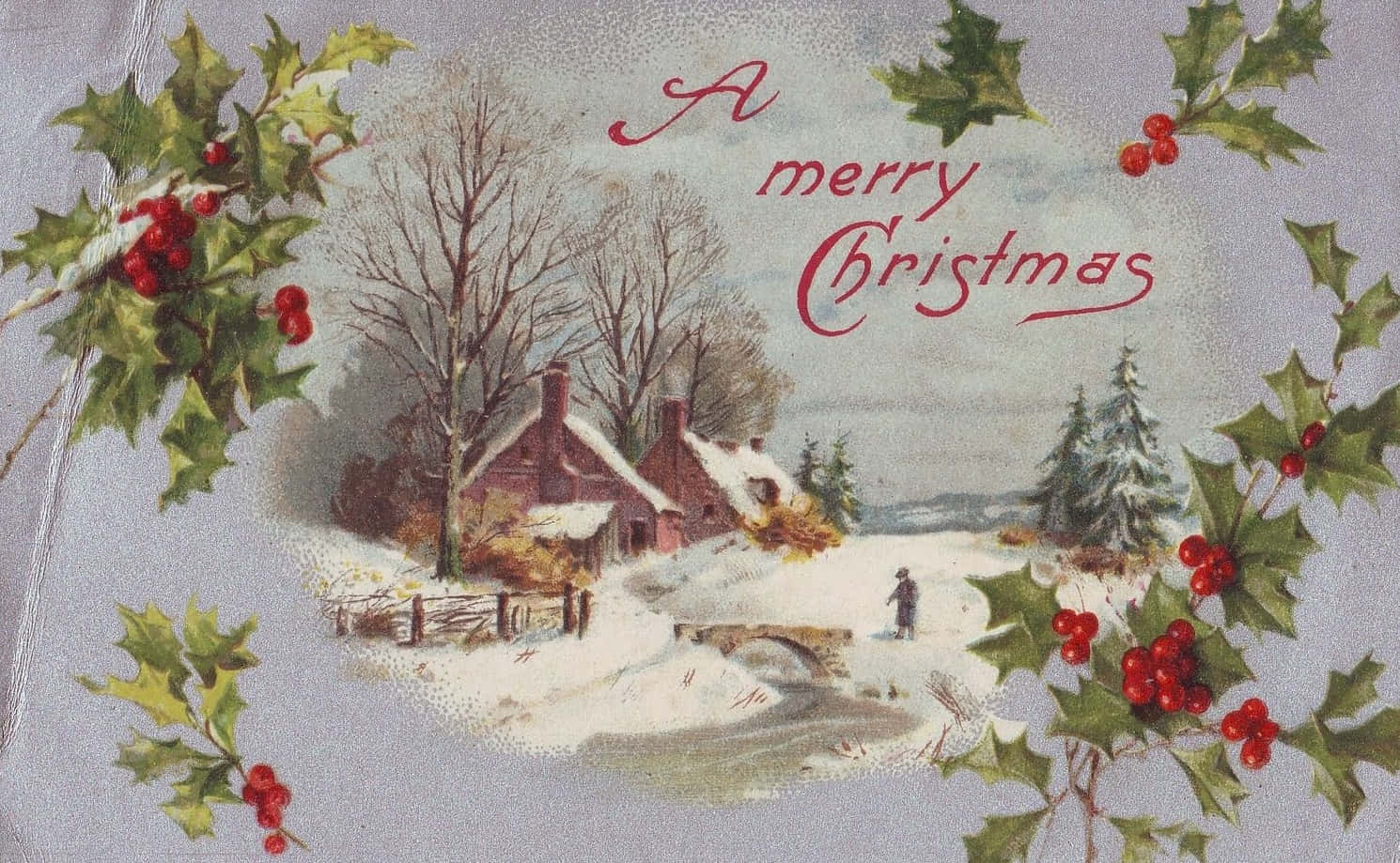 Download Captivating Vintage Christmas Background | Wallpapers.com