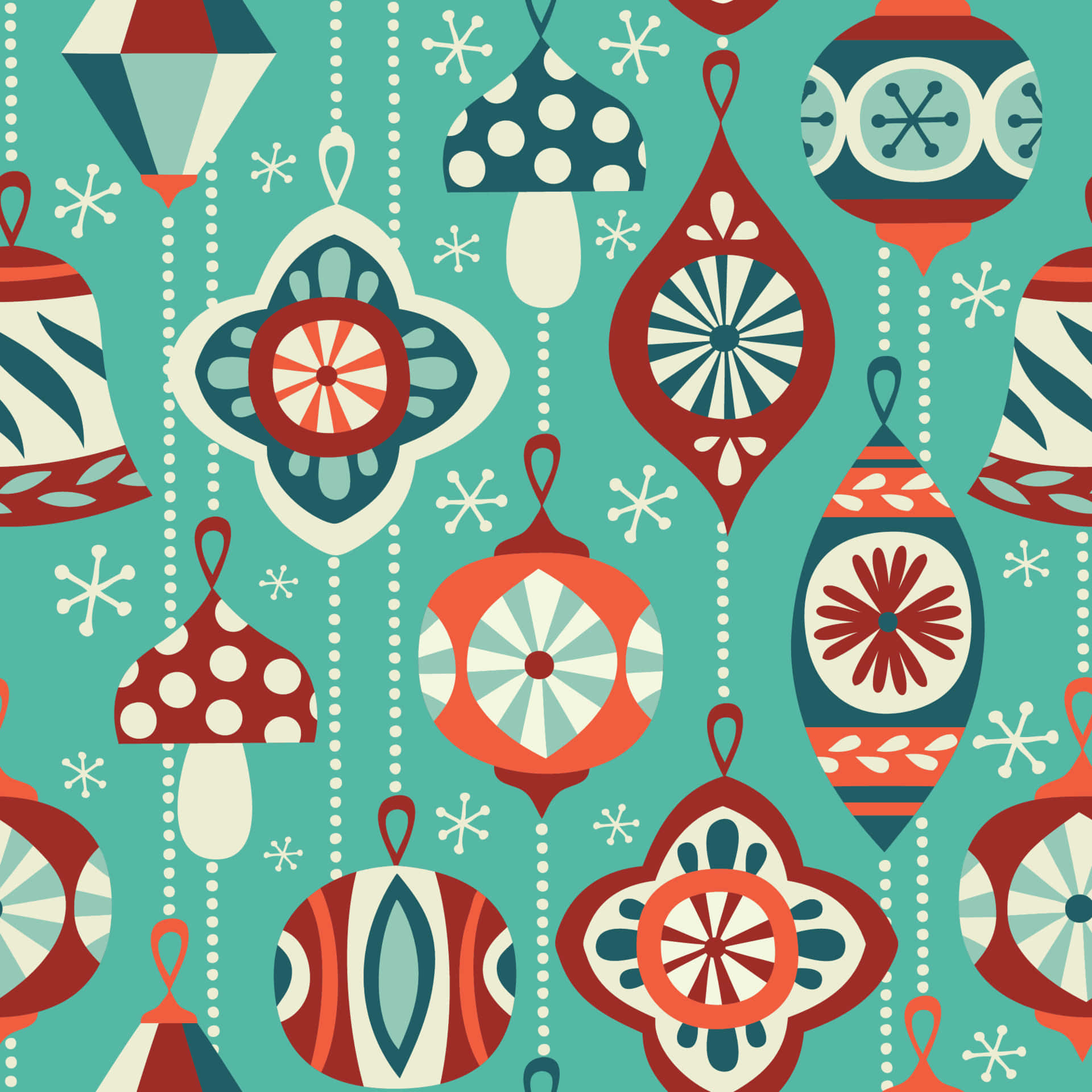 A Perfectly Vintage Christmas Wallpaper