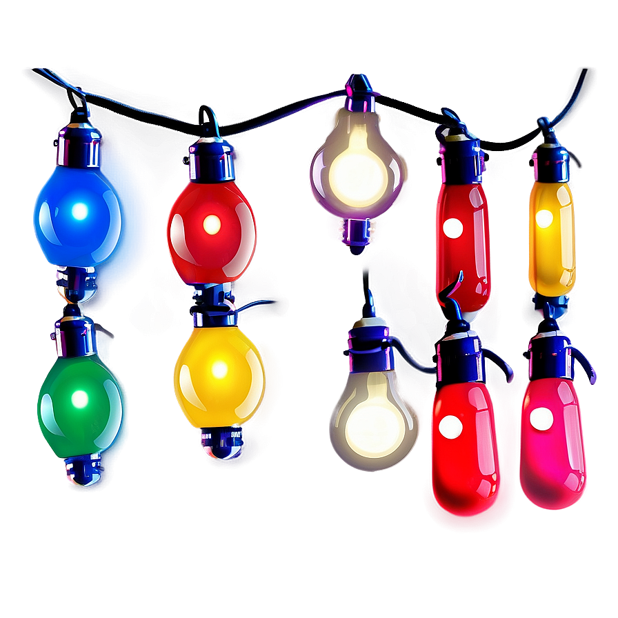 Download Vintage Christmas Lights Png 05032024 | Wallpapers.com