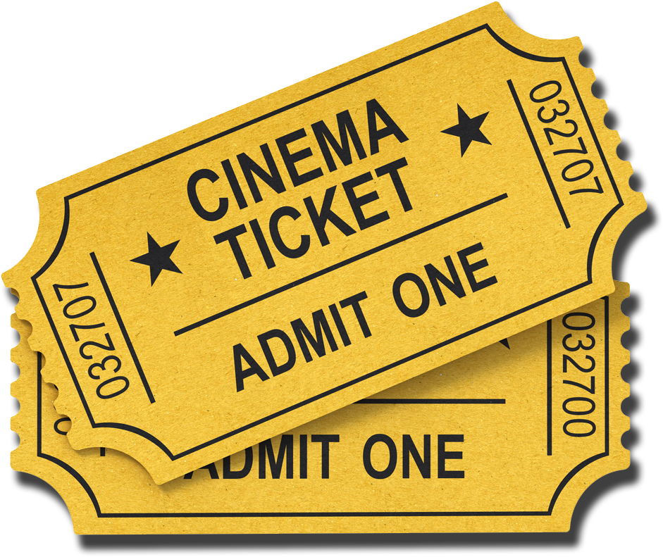 Vintage Cinema Tickets PNG