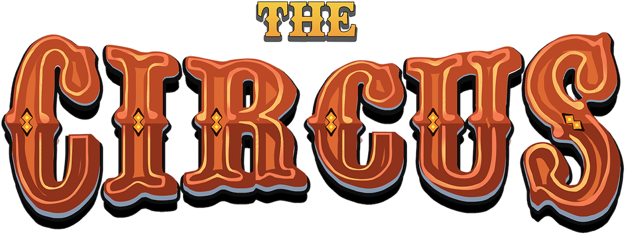 Vintage Circus Title Graphic PNG